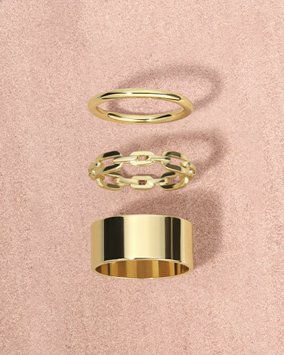 gold plated rings