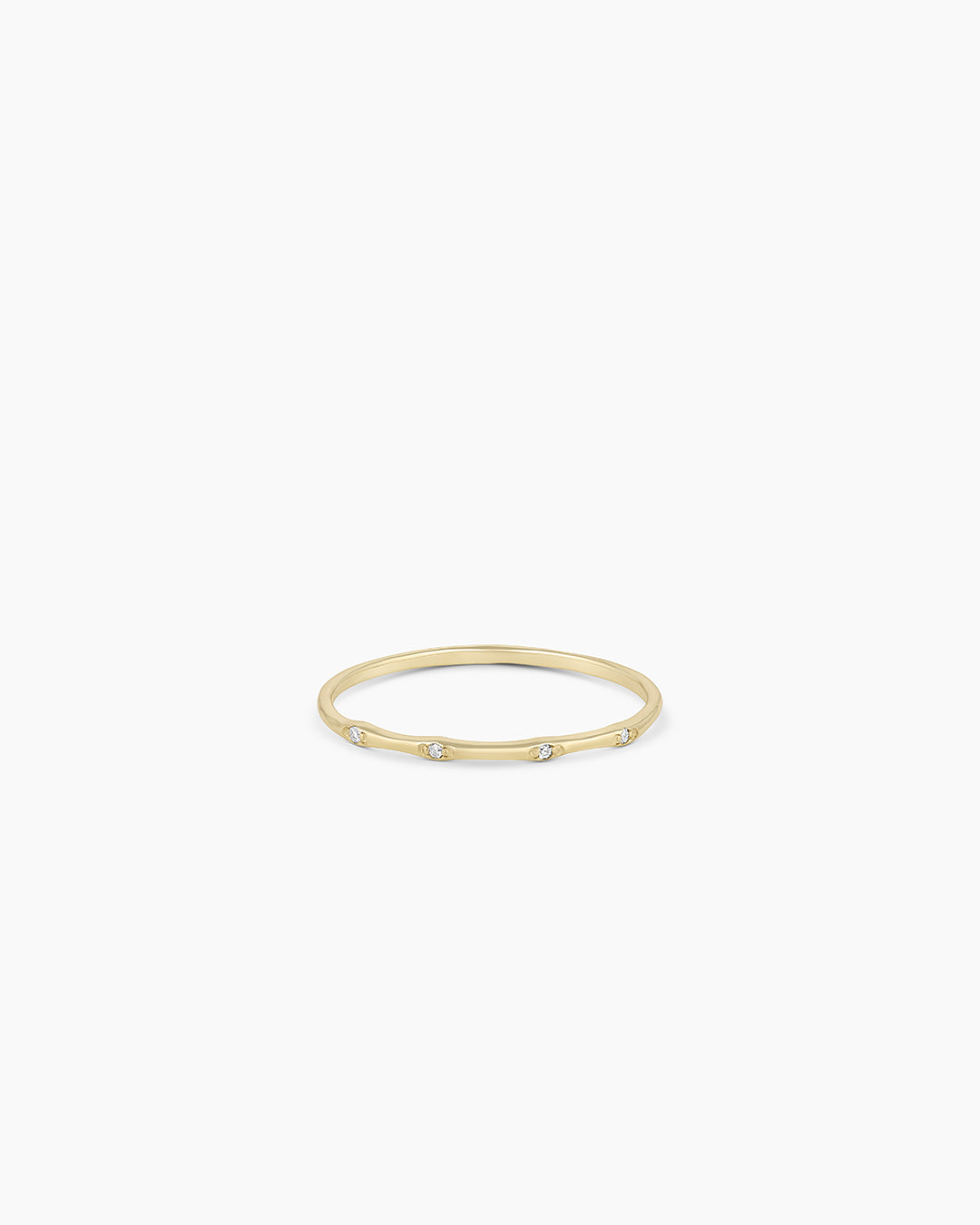 Diamonds Stacking Ring || option::14k Solid Gold