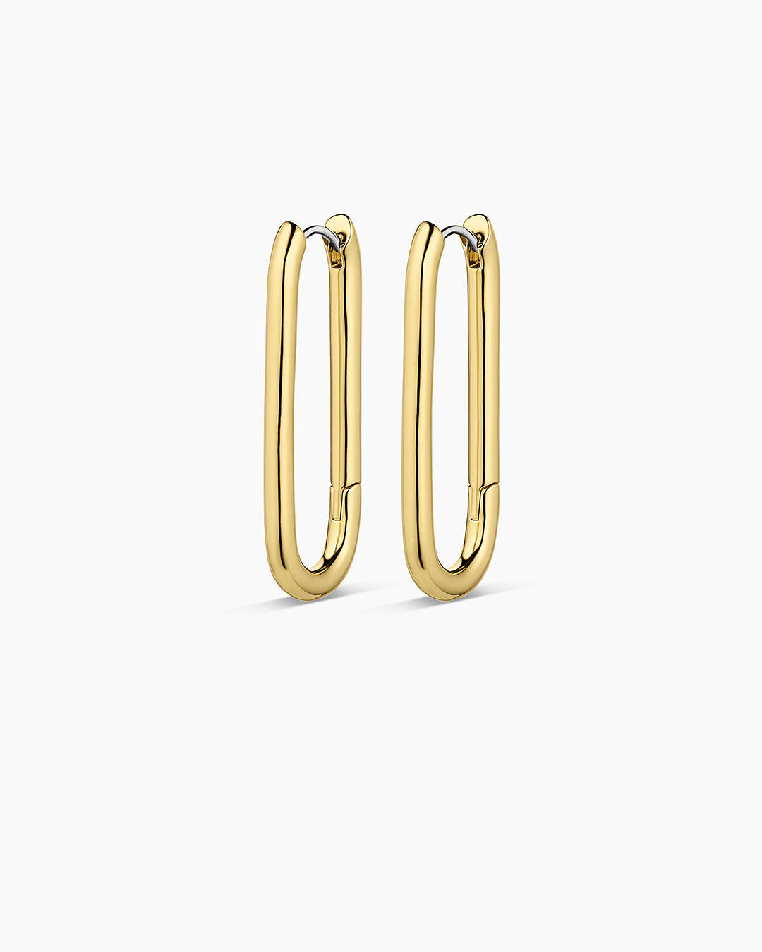 Zoey Link Hoops || option::Gold Plated