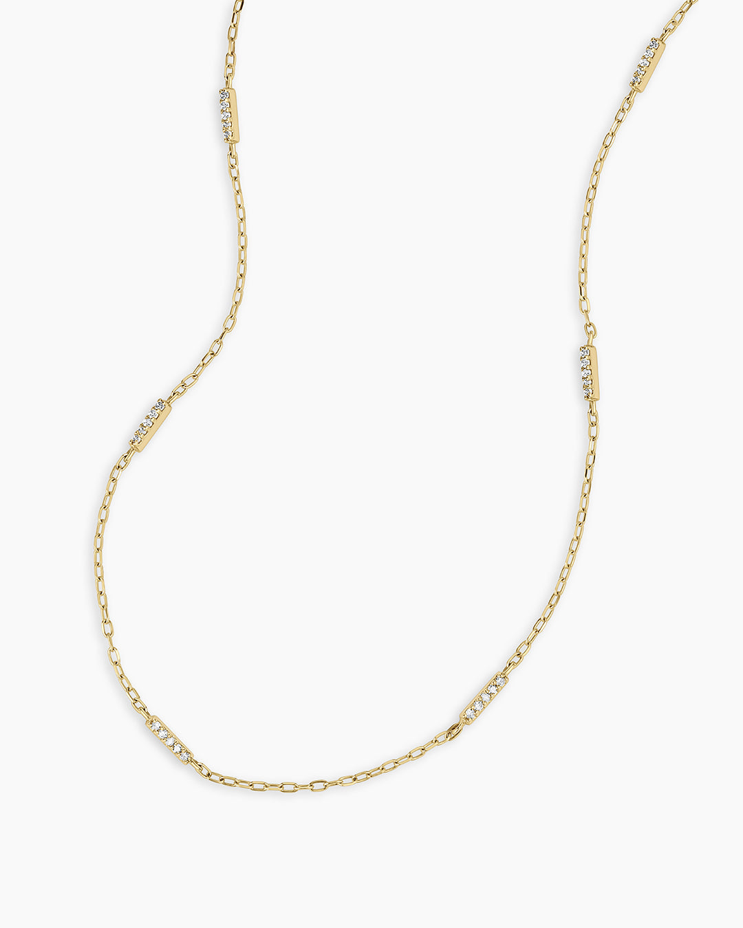 Diamond Tatum Necklace || option::14k Solid Gold