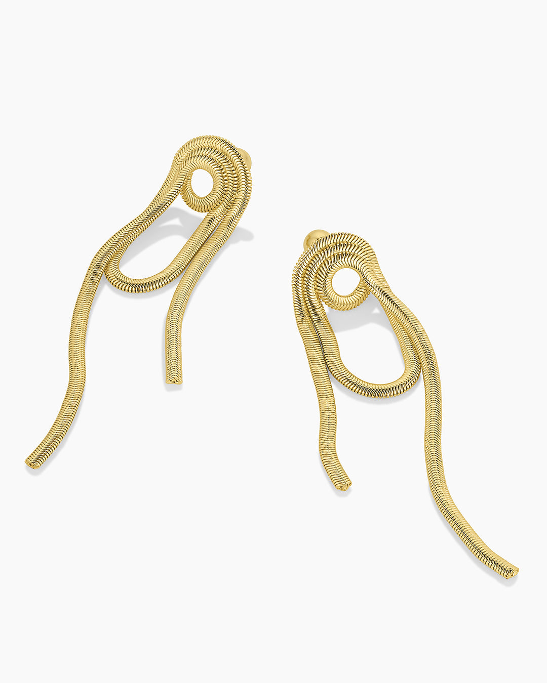 Venice Loop Earrings || option::Gold Plated