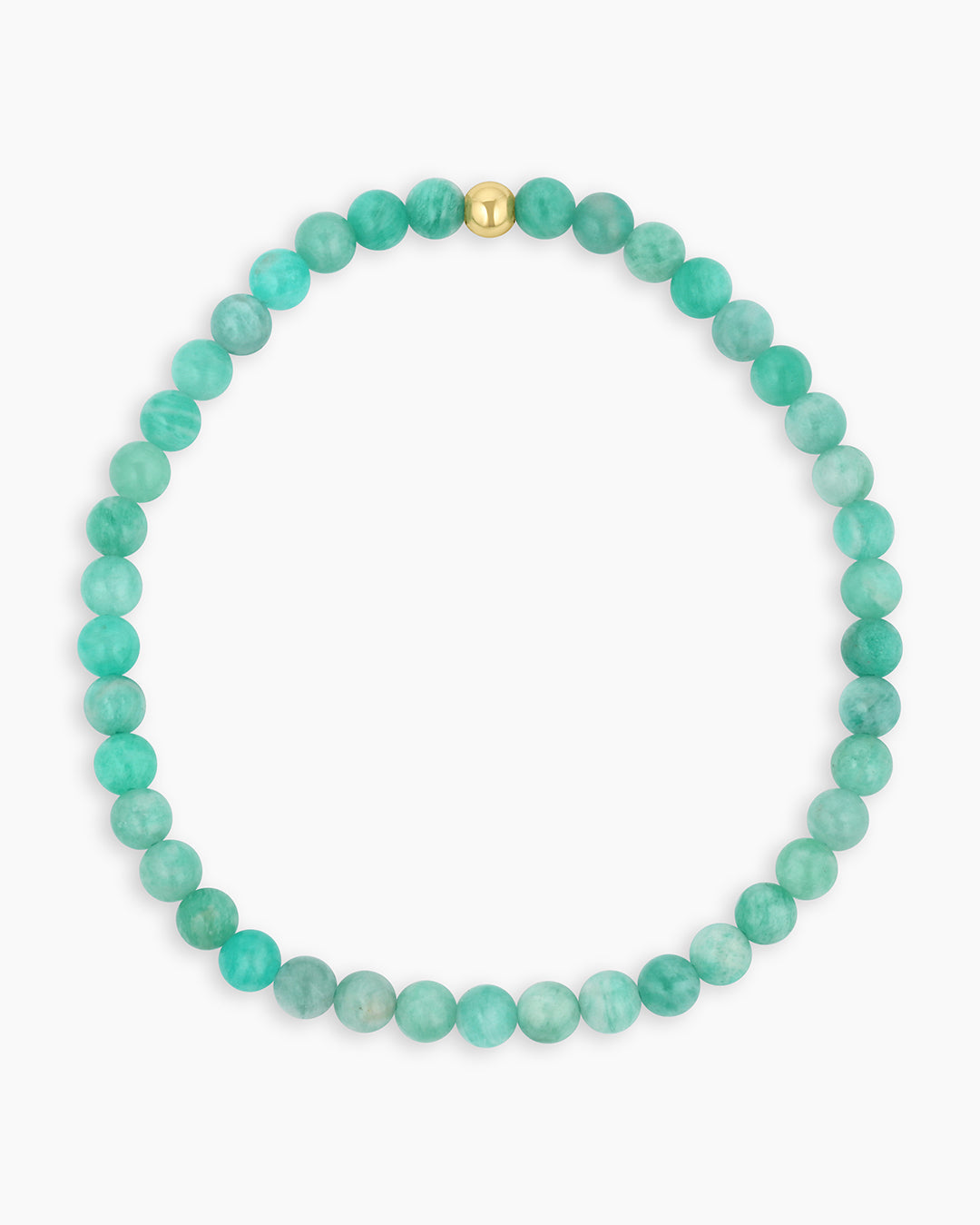 Carter Gemstone Bracelet || option::Gold Plated, Blue Amazonite