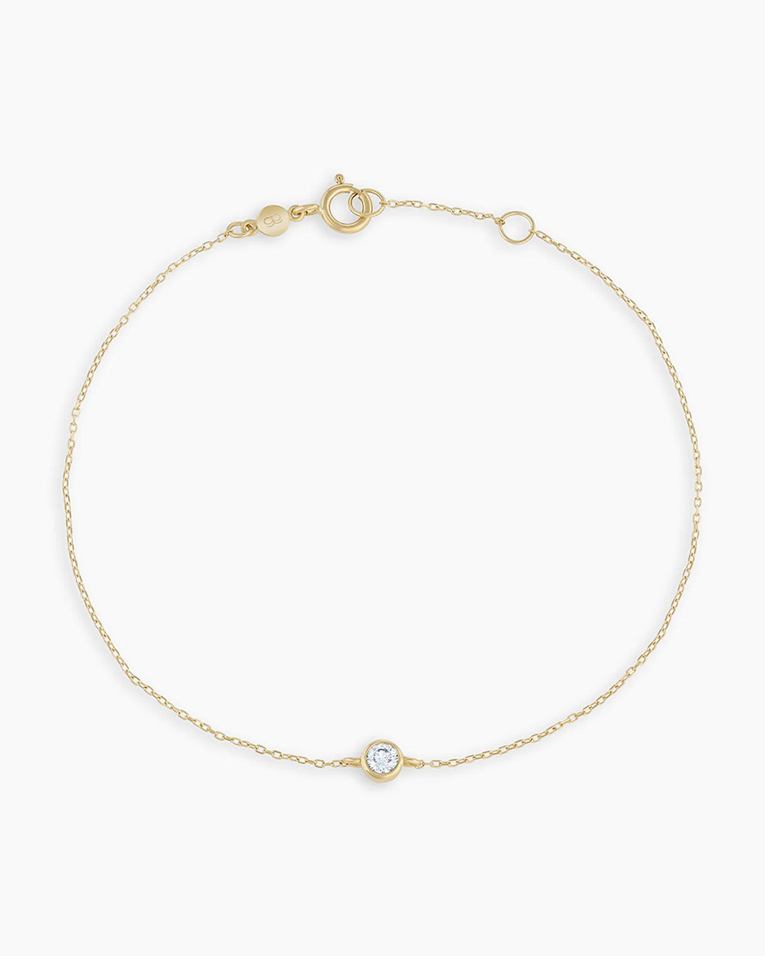 Classic  Diamond tennis bracelet   || option::14k Solid Gold