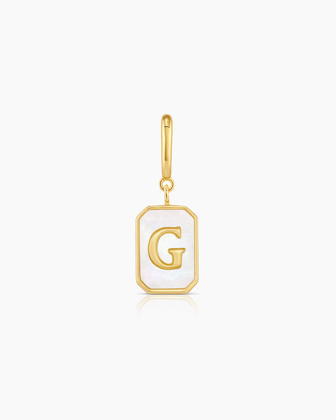 Vintage Alphabet Parker Charm #G || option::Gold Plated, G