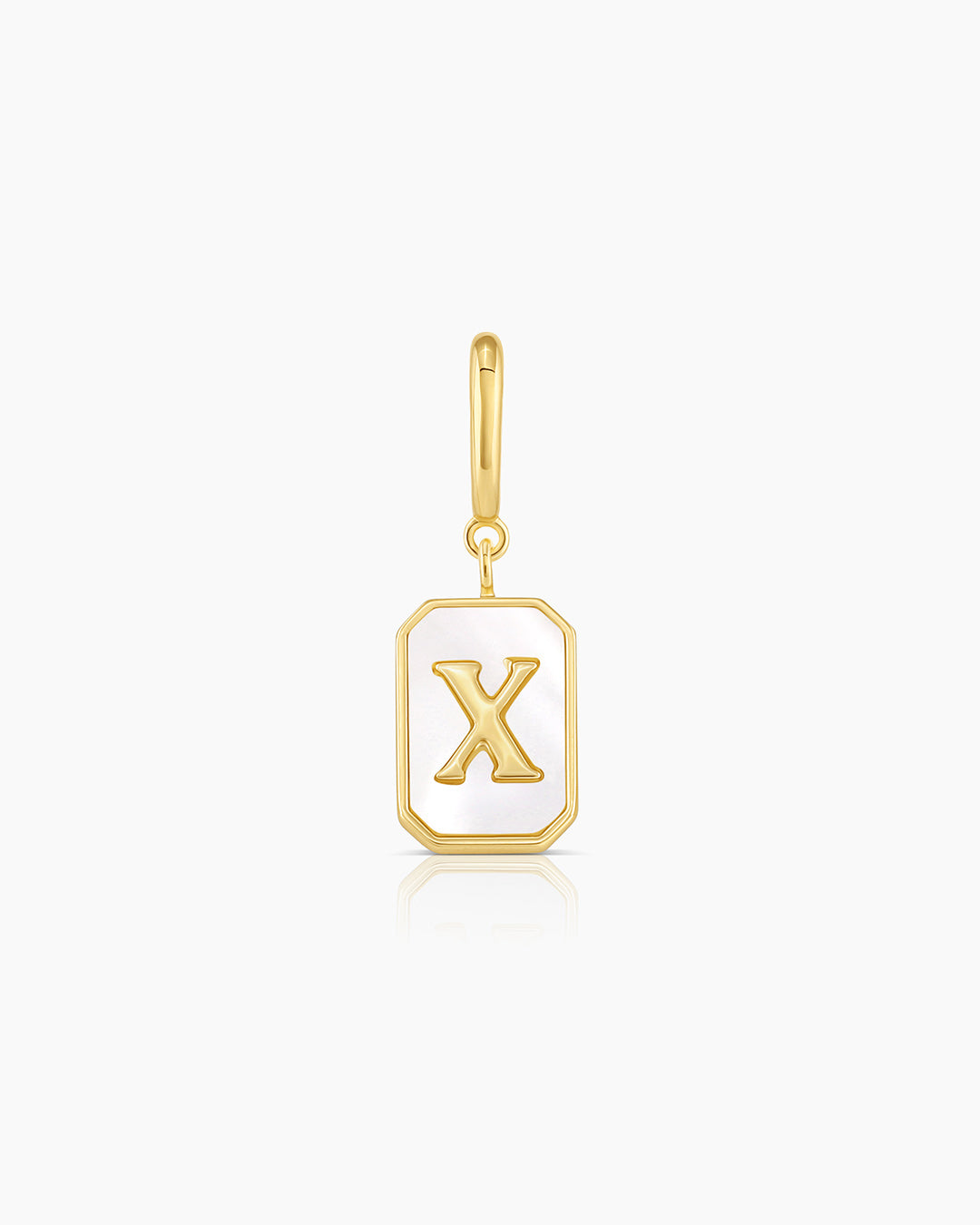Vintage Alphabet Parker Charm #X || option::Gold Plated, X