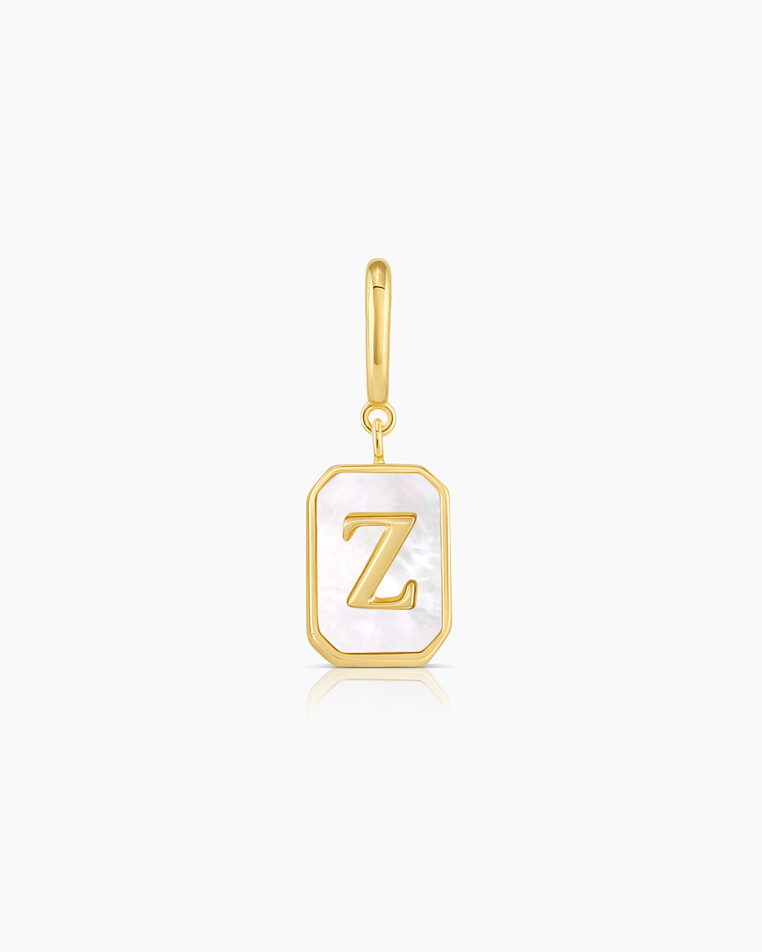 Vintage Alphabet Parker Charm #Z || option::Gold Plated, Z