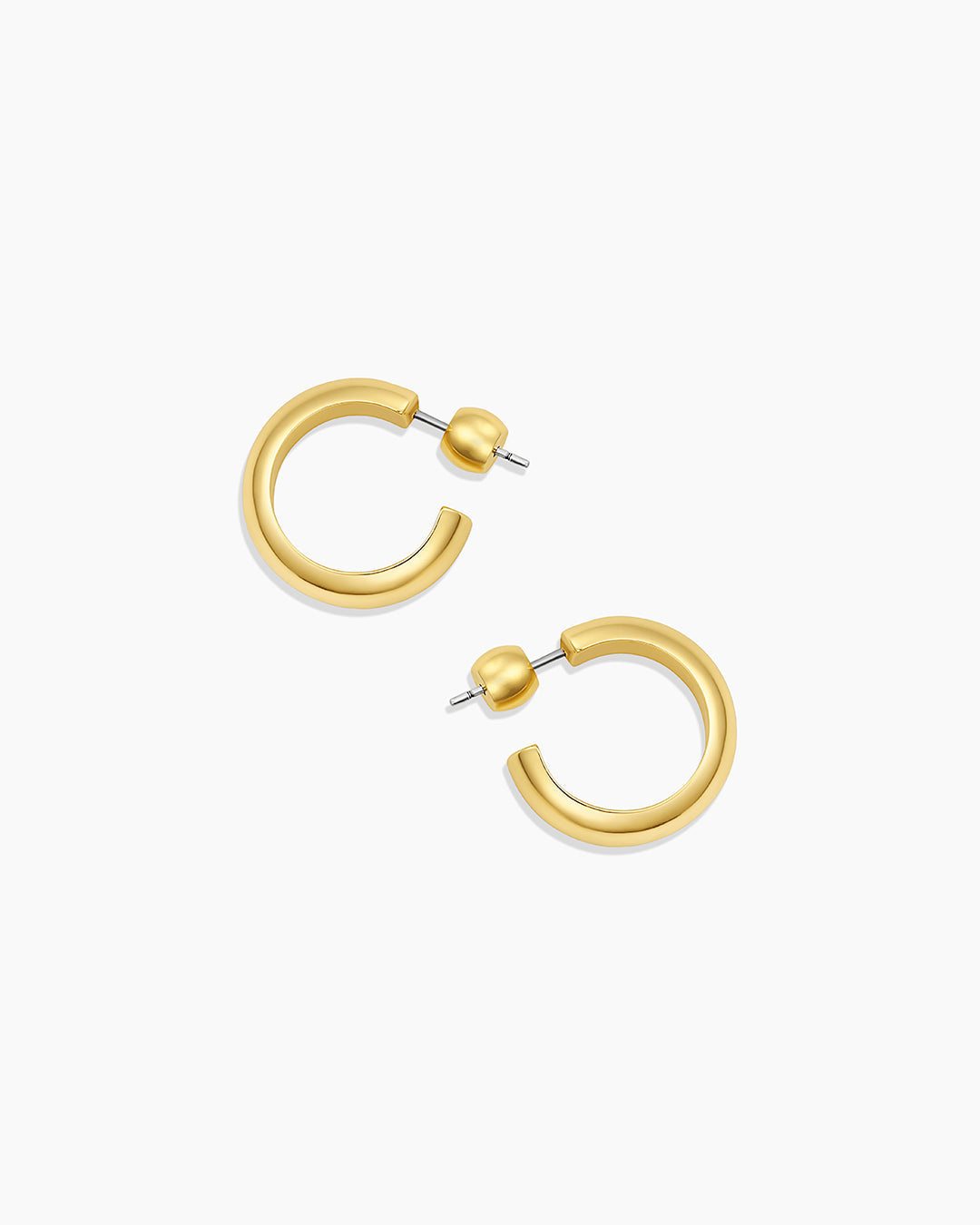 Paseo Small Hoops || option::Gold Plated