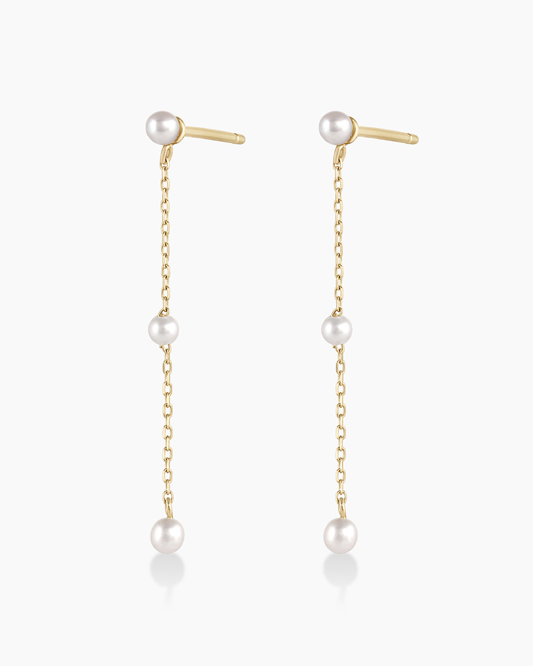 NewportPearl Earrings || option::14k Solid Gold, Pair