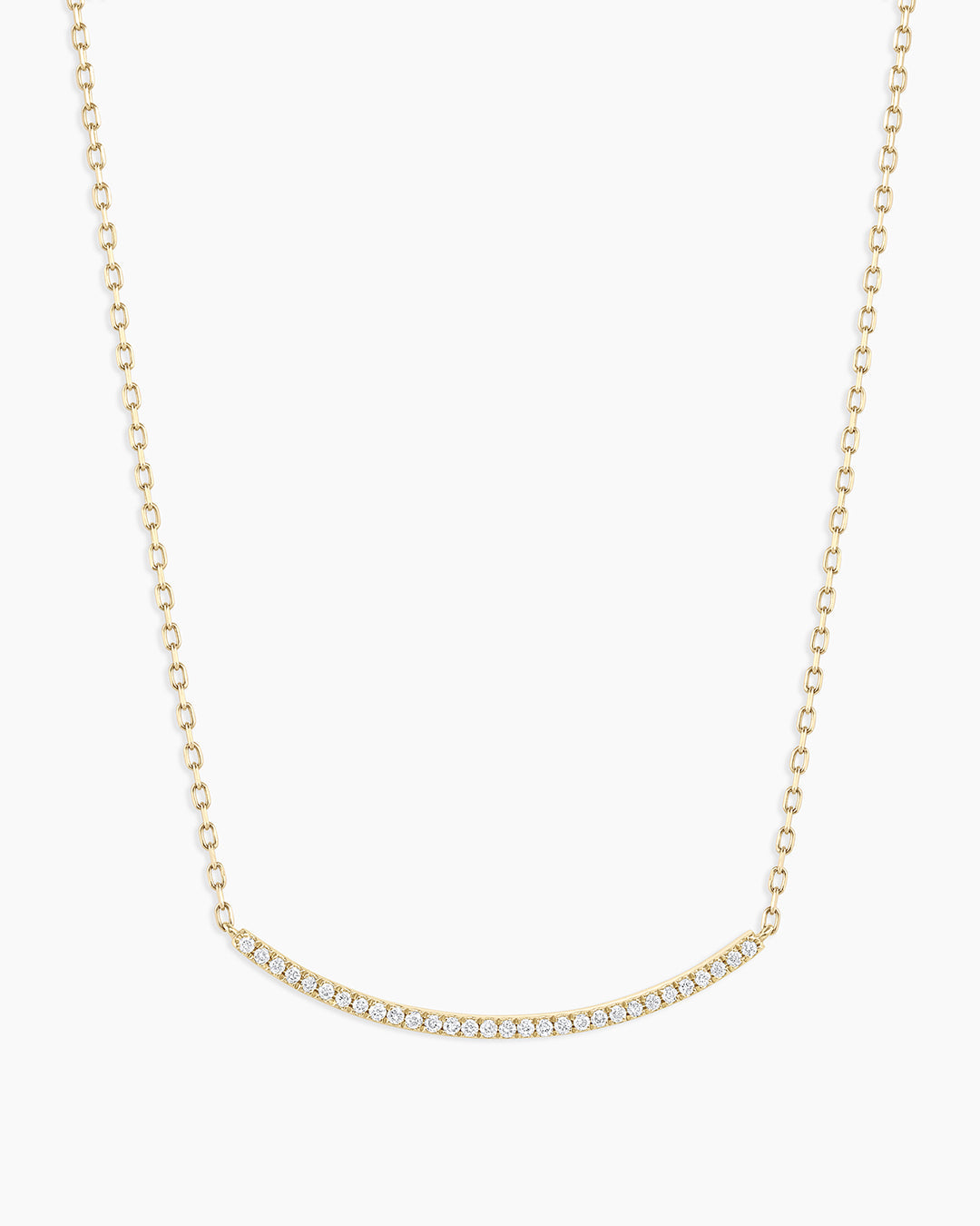 Diamond Taner Bar Necklace || option::14k Solid Gold